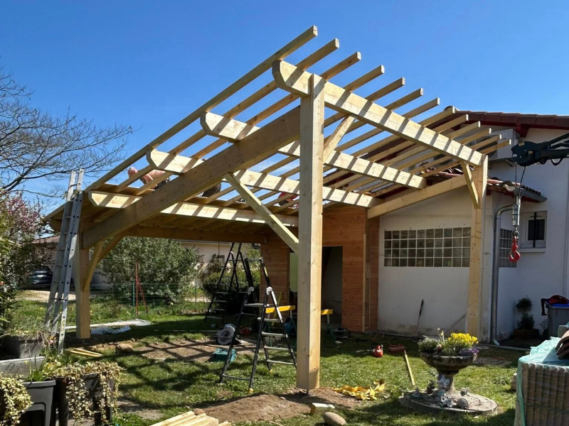 construction carport clarac