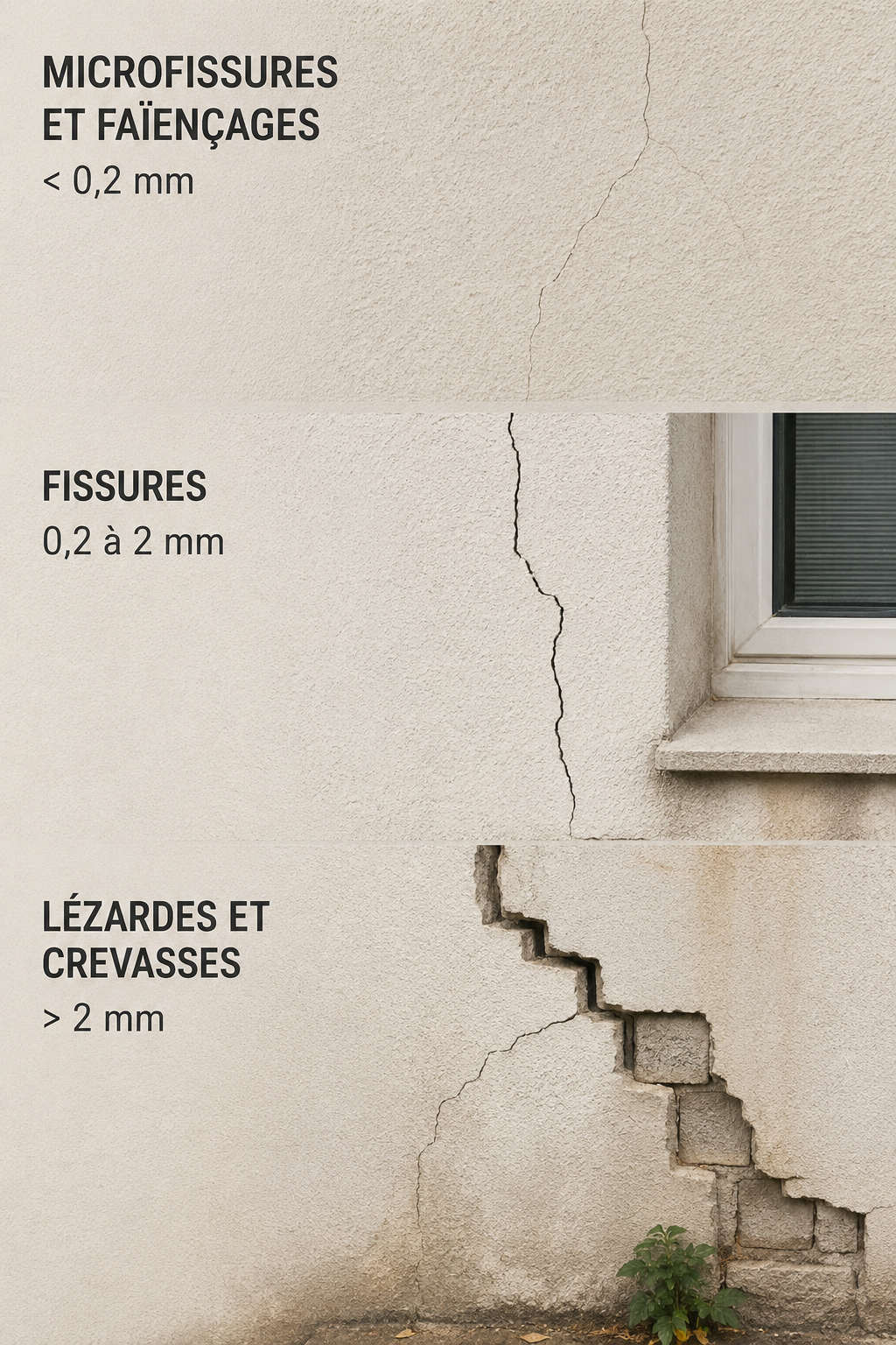 type de fissure