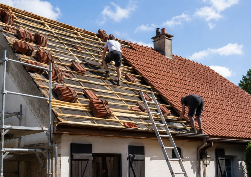 Travaux rénovation couverture
